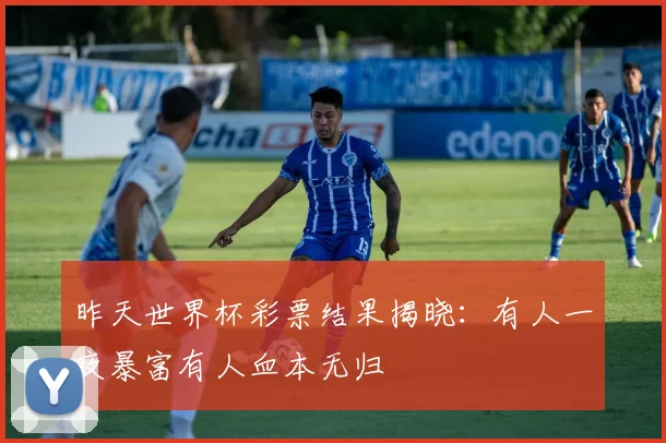 昨天世界杯彩票结果揭晓：有人一夜暴富有人血本无归